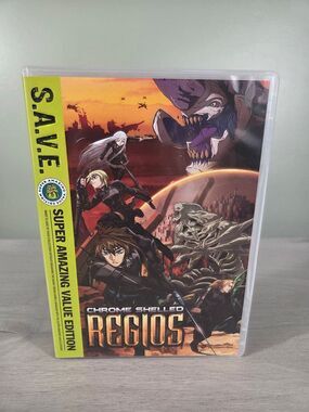 Chrome Shelled Regios The Complete Series S.A.V.E. Funimation 4 Disc DVD Set